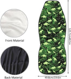 Cartoon Dragon Print 2Pcs Car Seat Cover Set Front Auto Inteior Decorative for Women Men Comfortable Drive Seat Covers Universal Fit for SUV,Van,Truck,Sedan