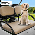 Golf Cart Dog Seat Leash, Pet Dog Seat Belt Harness for Golf Cart, with Adjustable Straps, Prevents Falls & Injuries, Black