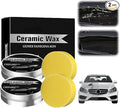 Titanium Ceramic Wax Cream for Cars,Advanced Car Coating & Polishing Wax,Strong Protection & Long-Lasting Shine,Waterless Ceramic Spray Wax,Safe for All Paint,Includes Microfiber Sponge (2 PCS)