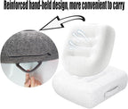 adult short driver car seat booster/booster seat for adults/thick Office Chair Booster Seat,for Short People Effectively Increase Field of View Lower Back Fatigue Relief,for Cars,Office,Home（White）