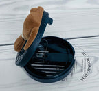 Bath and Body Works Sweet Brown Dog Pup Car Visor Fragrance Holder Easy To Open