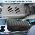 Nilight Center Console Cover Compatible with Tesla Model 3 Tesla Model Y Armrest Cover for Car Vegan Leather Middle Console Cover Car Center Console Cushion Pad (Not Fit for 2024 Tesla Model 3) -Black