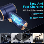 KMM Handheld Car Vacuum Cleaner, 9000Pa Vacuum Cleaner and Air Duster, 120W High Power Hand Held Vacuum with LED Light and Multi-Nozzles for Car, Home, Office, Pet