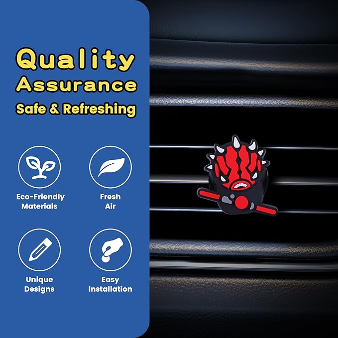 Air Vent Decoration - Cute Super Hero Decorative Vent Clip for Cars, Bedroom or Office [Darth Maul]