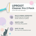 Uproot Cleaner Pro Pet Hair Removal Tool -2 Pack-Special Dog Hair Remover Multi Fabric Edge and Carpet Rake by Uproot Clean-Cat Fur Remover for Couch, Pet Towers, Rugs, Cat Mats and Trunks & Much More