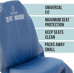 Car Seat Towel | Premium Microfiber Towel Seat Covers for Cars | Universal Fit & Machine Washable | Portable Car Seat Towel Cover After Gym, Yoga, Beach Light Pink