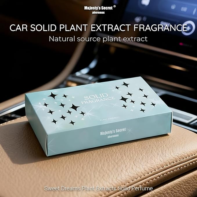 Solid Air Freshener 140g, Plant-Based Scent Balm, Long-Lasting Fragrance, Odor Neutralizer for Pet Spaces, Car, Home & Office, Pet Odor Eliminator,Woody Floral Fruity (Goodnight Dream)