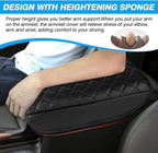 FIILINES Center Console Cover for Honda CR-V 2017-2022, Armrest Cover Pad Cushion Protector CRV Accessories Armrest Cover Middle Console Box Lid Cover Protector Anti-Scratch Black