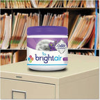 Bright Air Solid Air Freshener and Odor Eliminator, Lavender and Fresh Linen Scent, 14 Ounces (900014) , Purple