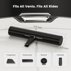 2Pcs Car Air Freshener Vent Clips, Car Diffuser Essential Oils Kit with 5 Different Essential Oils (0.34oz Each) & 12 Refill Sticks, long lasting Cars fragrance for House