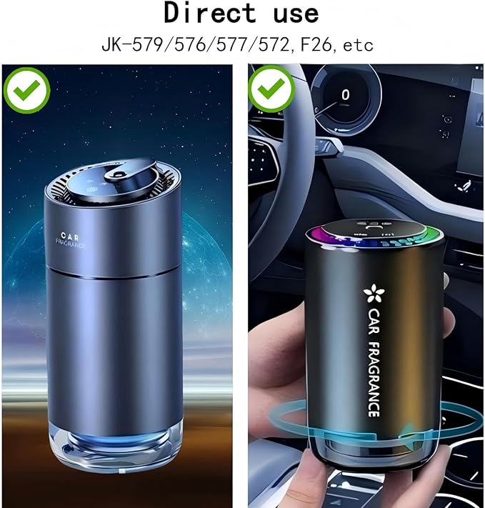 Car Air Freshener,[Pronounced Fragrance], Smart Car Air Freshener Perfume Refill,1.69 fl oz / 50 ml, lasts 2-6 months, Hotel-style fragrance(Jasmine)