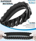R0526100 Track Replacement Compatible with Zodiac Baracuda MX6 MX8 Elite Series Suction-Side In-ground Pool Cleaners, Heavy Duty Rubber Wheel Tire Belts (2-Pack)