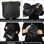 Windshield Sun Shade Foldable Car Front Window Covers for Car Accessories Sun Heat UV Rays Visor Protector Protection for Universal Cars SUV Truck (Sun Moon)