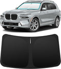 INSAUTO Custom Fit Windshield Sun Shade Accessories for BMW X7 2019-2026, Foldable Front Window Sunshade, UV & Heat Reflector, Keeps Interior Cool, Includes Storage Bag