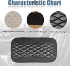 Car Center Console Cover, Universal Leather Waterproof Armrest Seat Box Cover Protector, Comfortable Car Decor Accessories Fit for Most Cars, Vehicles, SUVs-Black