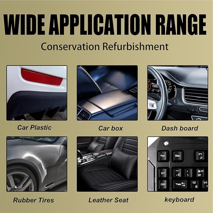 Car Interior Cleaner - Detailing Polishing Shine Protectant - 30ml Car Dashboard Cleaner Agent - for Trim Windshield Rubber Panel Truck Vehicle Sedan Scooter SUV