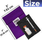 FRIO Cooling Wallet - Insulin Cooler for 45+ Hours of Stress Free On The Go - Purple Mini