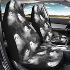 Car Seat Covers Accessories 2 Pieces Car Front Seat Covers, Universal Fit Auto Interior Bucket Seat Covers(Ghost 68)