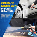 TOOLCY 5000 PSI Pressure Washer Gun with Swivel Inlet, Short Power Washer Gun with Nozzle Tips, Ergonomic Handle, 3/8'' Male Plug, M22-14mm, 1/4" Quick Connector, Sturdy Design for Gas Pressure Washer