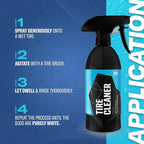 Gyeon Tire Cleaner Advanced Rubber Cleaner For Tires Trim Mats Restores Deep Clean And Preparation Removes Embedded Dirt Grime Dressing Residue Long Lasting Results Detailing Essential