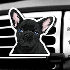 WIRESTER Fresh Scented Car Air Freshener Vent Clip, Decorative Accessories, Interior Decoration for Cars - Cute Animal Butt, Cute Dog Cat, Dog Butt Looking Back, Dog Lying