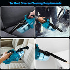 Cordless Vacuum Cleaner for Makita 18V Battery, Handheld Vacuum Cleaner for Home Car Hardwood Floor Carpet, Portable Shop Vacuum with Washable HEPA Filter(Tool Only)
