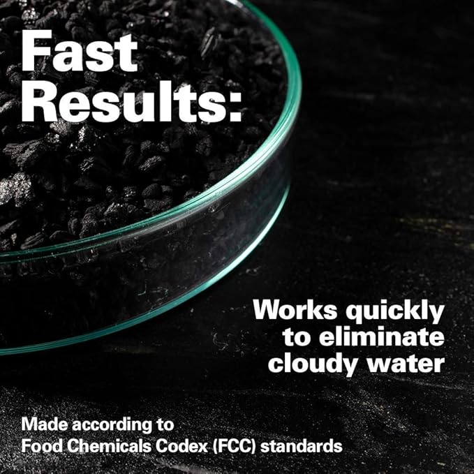 Kolar Labs Crystal Cal Activated Carbon – Small Jar, Activated Charcoal for Aquariums and Fish Tanks