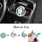 AZNECK Car Diffuser Vent Clip Car Essential Oil Diffuser Vent Clips Air Freshener 10 Felt Pads Frog Mother's Christmas Birthday Car Accessories Gifts for Women & Men