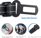 Hotsky Tactical Dog Leash Heavy Duty for Medium Large Dogs that Pull,4-6Ft Strong Bungee Shock Absorbing No Pull Dog Leash with Padded Double Handle and Car Seatbelt,Reflective Black