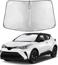 EcoNour Windshield Sunshade Compatible for Toyota CHR 2018-2021 2022 2023, Sun Visor for Front Windshield & Window Sun Shade Cover, UV Heat Blocker & Protector, Car Accessories