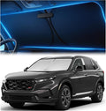 Windshield Sunshade for Honda CRV 2023, 2024, 2025-2026 - Innovative No-Light-Pass Technology, Mirror Cut-Out, Blocks 99% UV Rays, Fade-Resistant, Easy-Fold CR-V Windshield Sun Shade