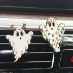 Halloween Ghost Car Diffuser Vent Clip - Cute Interior Decor for Women (3 Pcs)