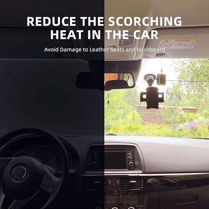 Raccoon Driving Car Windshield Sunshade Front Window Sun Visor Protector Foldable Shield Cover for Truck SUV