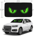 Green Eyes Car Windshield Sun Shade Foldable Sunshade Front Window Cover Sun Visor Protector Accessories (59x27.5 inches)