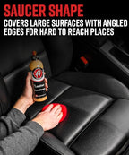 Adam's Polishes Premium Car Interior Applicators Leather Conditioner Foam Applicator for Car Detailing, Car Seats, Boots, Furniture & More | Apply After Leather Cleaner & Interior Car Cleaning