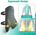 High Back Support for Office Chair Fully Support Entire Back for Comfort,Pain Relief and Posture Improved- Memory Foam Lumbar Support Pillow for Office Chair,Recliner