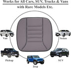 kingphenix Car Seat Cushion with 1.2inch Comfort Memory Foam, Seat Cushion for Car and Office Chair (Dark Grey)