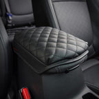 KMMOTORS Seltos(2020~2025) Center Console Cover, Armrest Cushion, Console Protector, Vegan Leather, Seltos Accessories