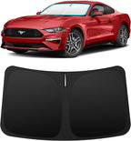 INSAUTO Custom Fit Windshield Sun Shade Accessories for Ford Mustang 2015-2026 (Mustang Mach-E Not Fit), Foldable Front Window Sunshade, UV & Heat Reflector, Keeps Interior Cool, Includes Storage Bag