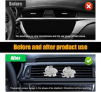 2 PCS Bling Car Air Vent Clip, Cute Elephant Crystal Air Conditioning Outlet Clip, Air Fresheners Diffuser Clip Charm, Interior Decor Car Accessories For Women Girl