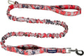 AUROTH Heavy Duty Dog Leash - Bungee, No Pull for Shock Absorption, Red Camo, 6FT, 2 Padded Handles