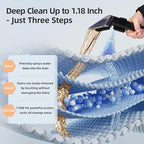 Carpet Cleaner Machine 11Kpa Strong Suction, New 450W Powerful Motor, Portable Upholstery Cleaner with Spot Cleaner, Stain Remover for Pet Accident, Rugs, Carpet and Upholstery Orange