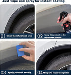 Car Trim Restorer | 300ml Interior Cleaner - Car Interior Coating Agent,for Vehicle Automotive SUV RV Dashboard Door Panel Center Console Bumper