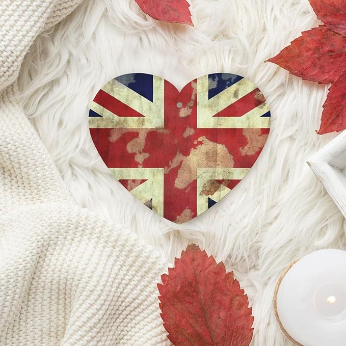 6 Pcs Car Air Fresheners Hanging Scented Cards for Car Fresheners Vintage Union Jack British Flag Car Aromatherapy Tablets Funny Hanging Air Freshener for Car Rearview Mirror Pendant