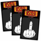 Middle Finger Road Rage Air Freshener - Cool Aqua Scent - 3 Pack