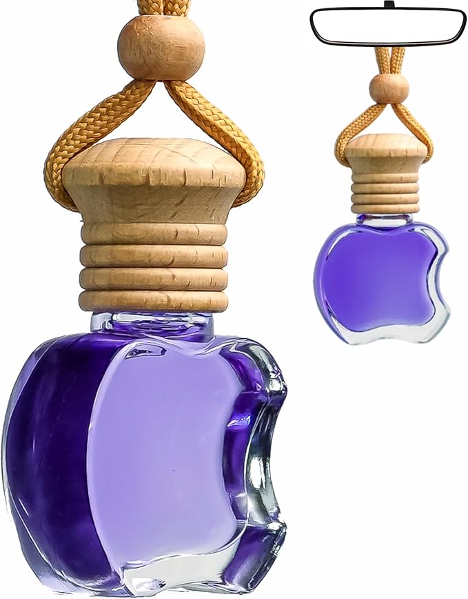 Kabod Lavender Car Air Freshener | Hanging Essential Oil Diffuser | Natural Odor Eliminator | Long-Lasting Fragrance | 10 ml