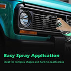 NADAMOO Automotive Black Trim Spray Paint, 4 Cans, Instantly Revives Color for Car Plastic Vinyl Rubber, Vehicle Exterior and Interior Plastic and Trim Restorer Aerosol Paint Can, Satin Finish