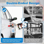 DUSICHIN Pressure Washer Short Gun Foam Cannon 1/4" Quick Connector,Car Wash Foam Gun Kit Dual Connector Accessory,Pressure Washer Nozzle Tips 3/8'' Swivel Quick Connector,Not Use with Garden Hose