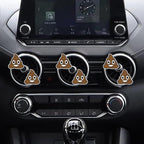 Funny Poop Air Vent Clips - 6 Pcs Face Car Air Fresheners Vents Clips Car Diffuser Cute Accessories for Women