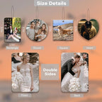 Custom Air Fresheners with Picture-Personalized Air Freshener for Car-Hanging Air Freshener for Wardrobe,Bathroom,Livingroom (Round 5pcs)